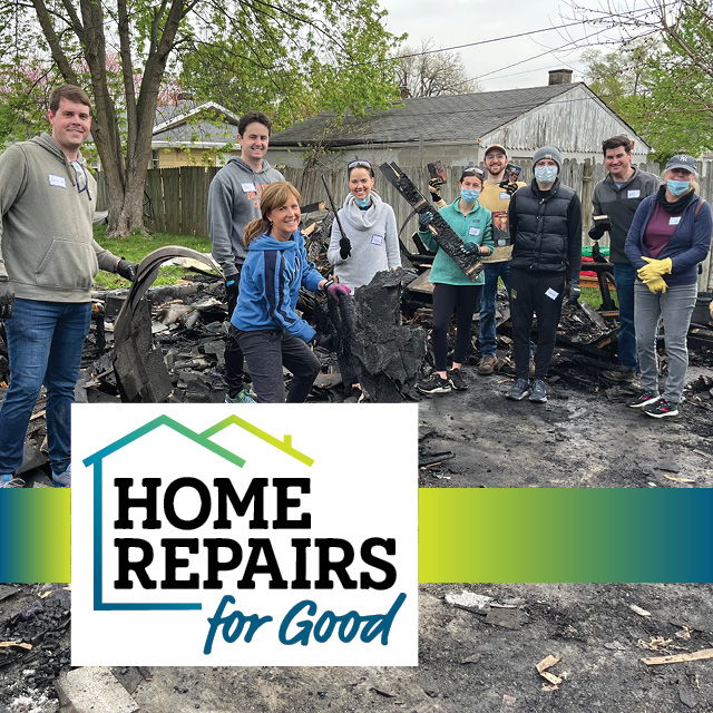 Home Repairs for Good
(formerly NeighborLink Indianapolis)
Providing free home repair services to low-income seniors and individuals with disabilities in Marion County.
